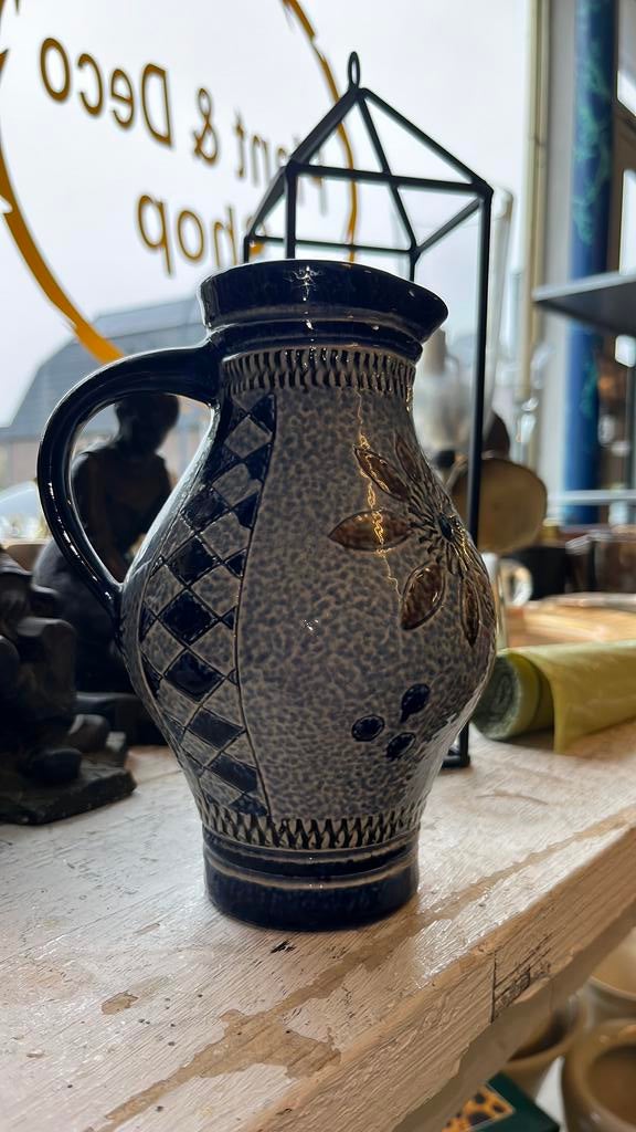 Vaas van Poole potterie, Ophalen, Blauw, Aardewerk of Porselein, Zo goed als nieuw