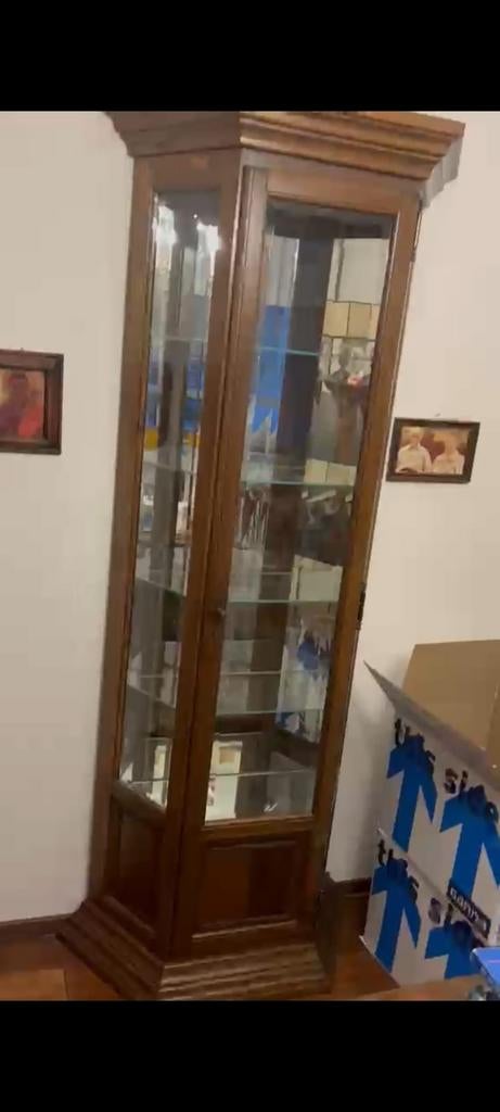 mooie glas kastje met verlichting, Huis en Inrichting, Minder dan 100 cm, 25 tot 50 cm, 50 tot 100 cm, Ophalen of Verzenden