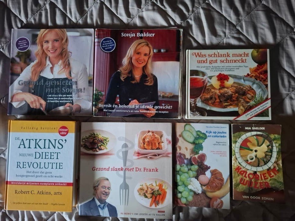 DIEETBOEKEN: Dr. Atkins, Sonja Bakker, Dr. Frank en meer, Ophalen of Verzenden, Gelezen, Dieet en Voeding, Diverse auteurs (o.a. Dr. Atkins, Sonja Bakker, Dr. Frank)