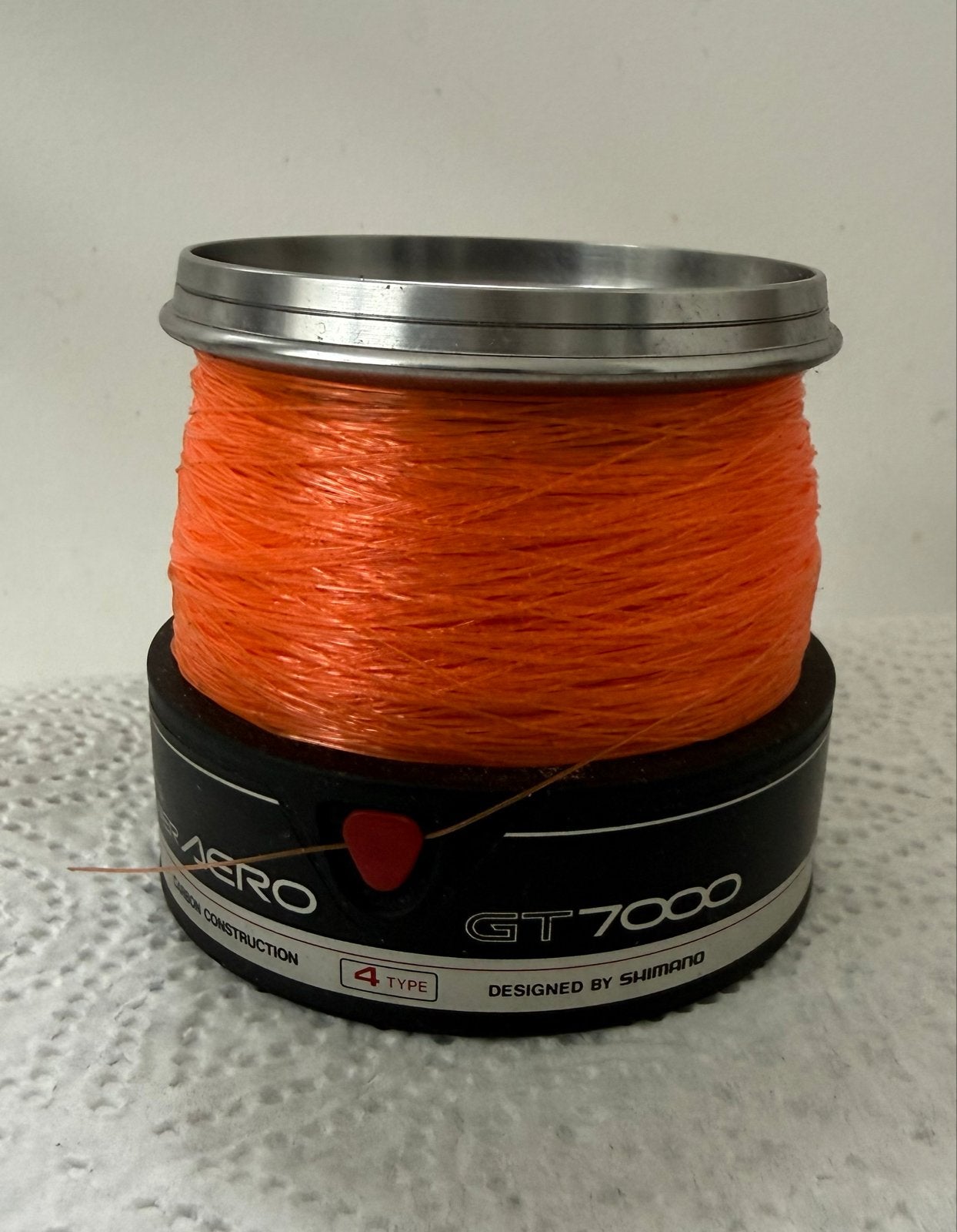 Reservespoel Shimano Aero GT 7000 vislijn op spoel, Ophalen of Verzenden, Gebruikt, Vislijn