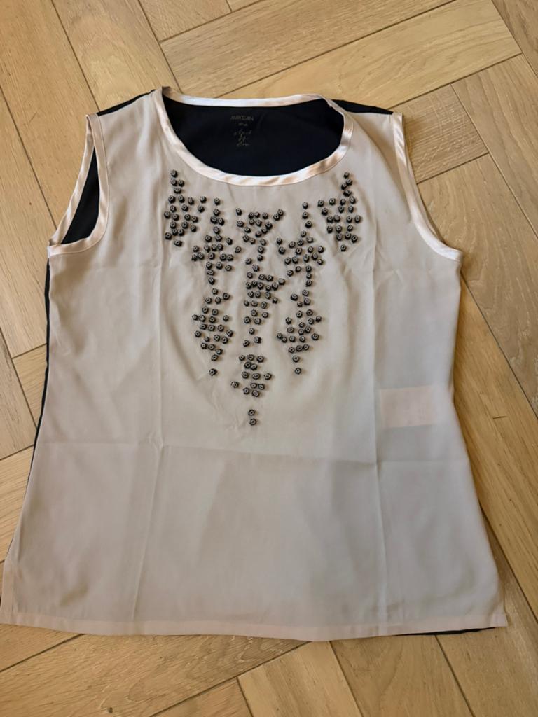 Marccain top N3, Kleding | Dames, Maat 38/40 (M), Zwart, Ophalen of Verzenden, Zo goed als nieuw