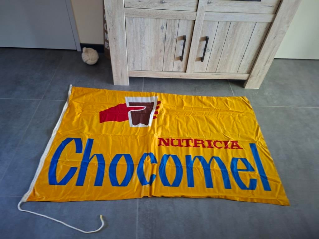 Chocomel vlag, Ophalen of Verzenden, Zo goed als nieuw, Reclamebord