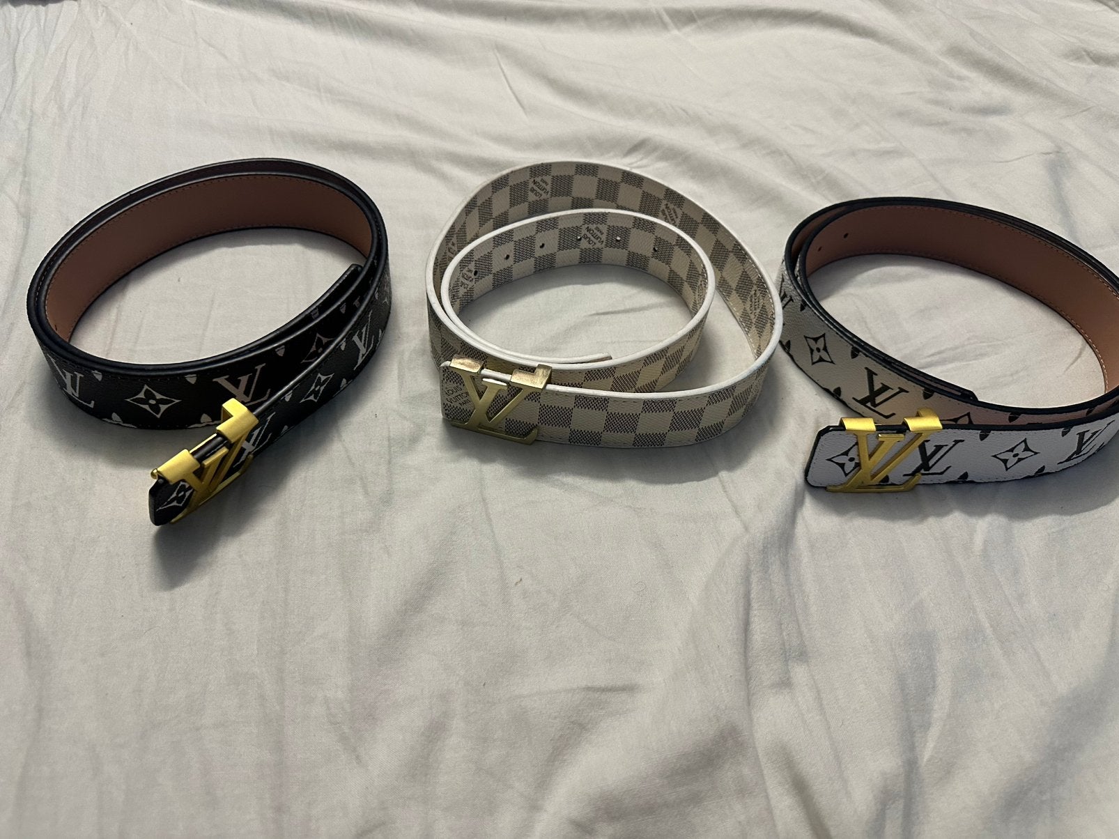 Louis Vuitton riemmen, Verzenden, Nieuw, Zwart, 100 cm of meer