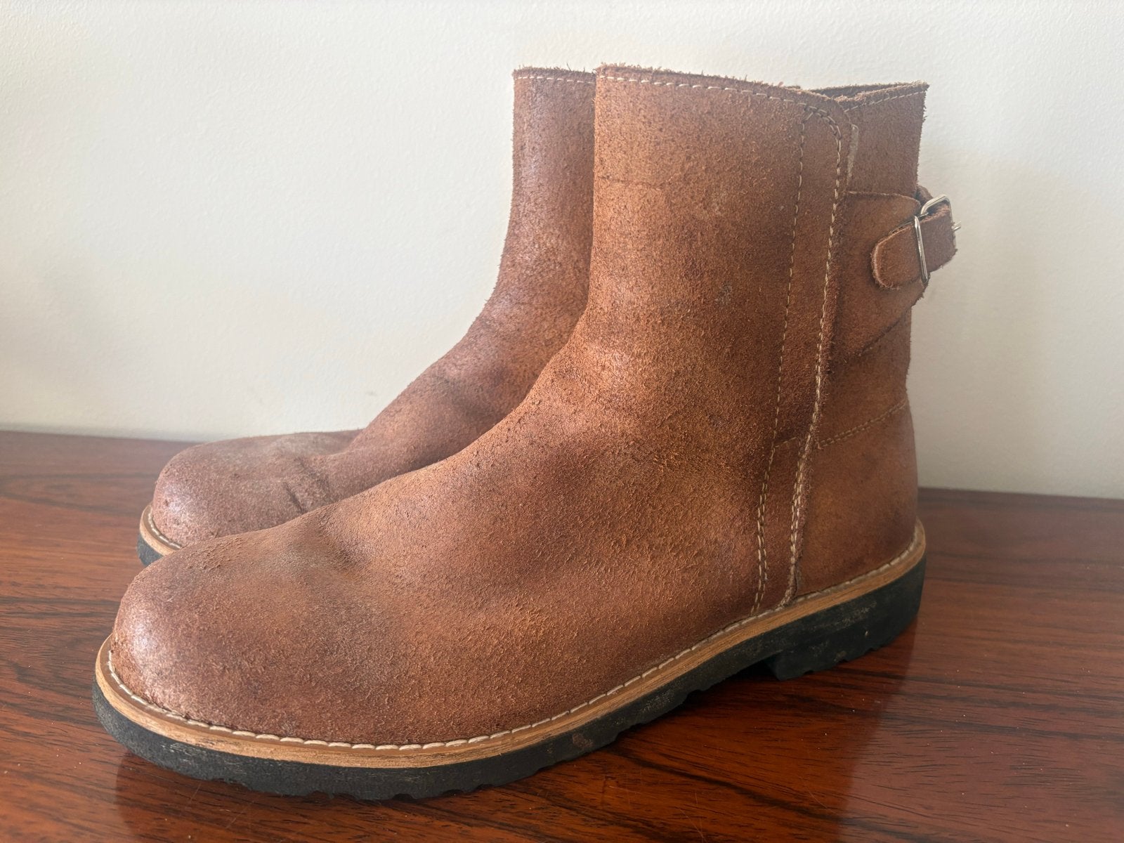 Pneu Desert Boots Goodyear welted, maat 45, Bruin, Boots, Ophalen of Verzenden, Gedragen