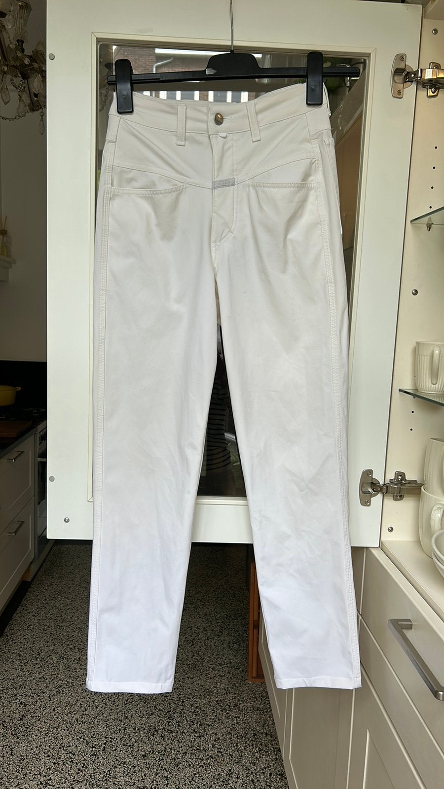 Witte CLOSED pedal pusher straight mt 36 perf staat, Kleding | Dames, Wit, Ophalen of Verzenden, Zo goed als nieuw, Maat 36 (S)