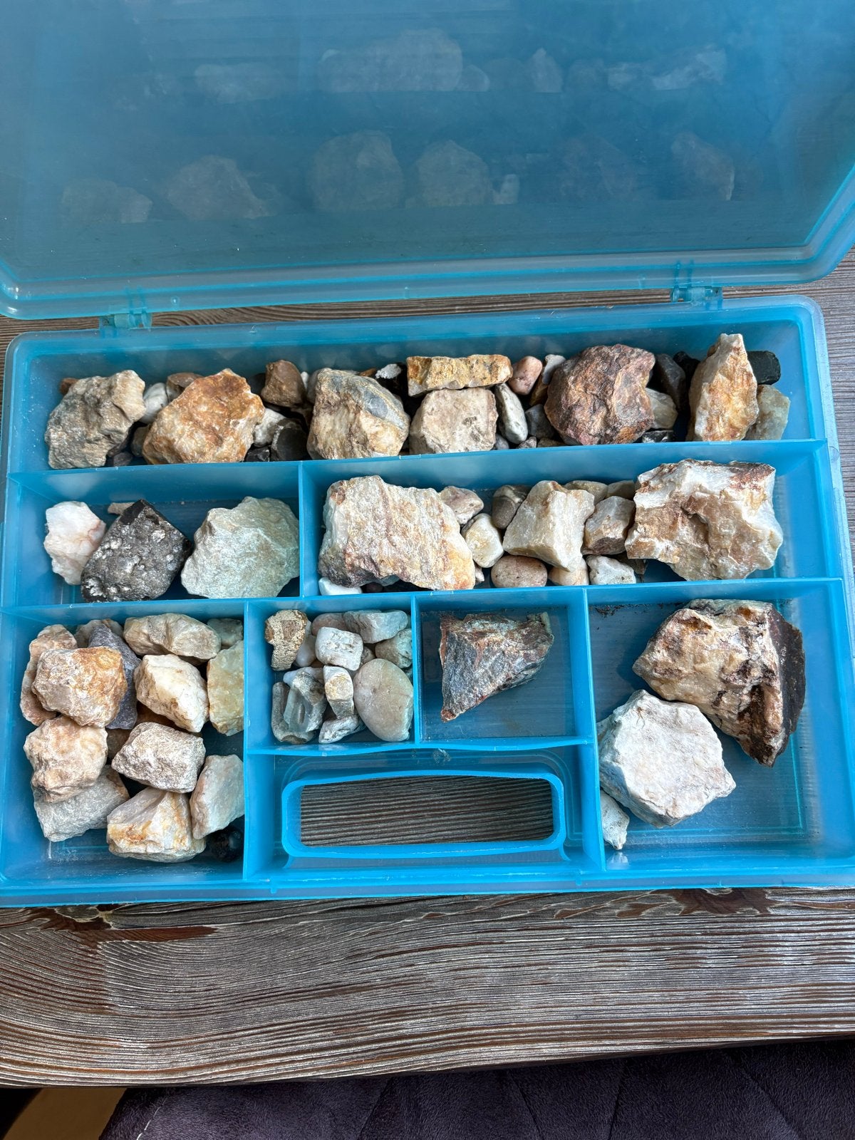 Verzameling van diverse mineralen en stenen, Verzamelen, Ophalen, Mineraal