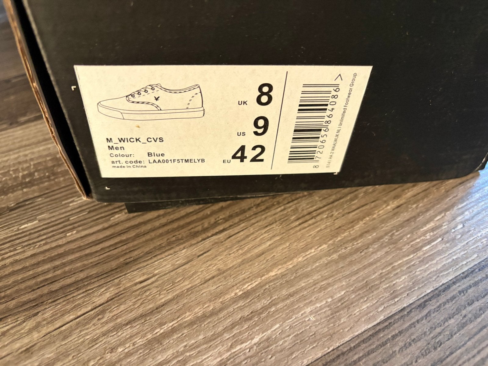 Lyle & Scott M. Wick CVS Heren Sneakers - Maat 42, Ophalen of Verzenden, Nieuw, Blauw, Sneakers of Gympen
