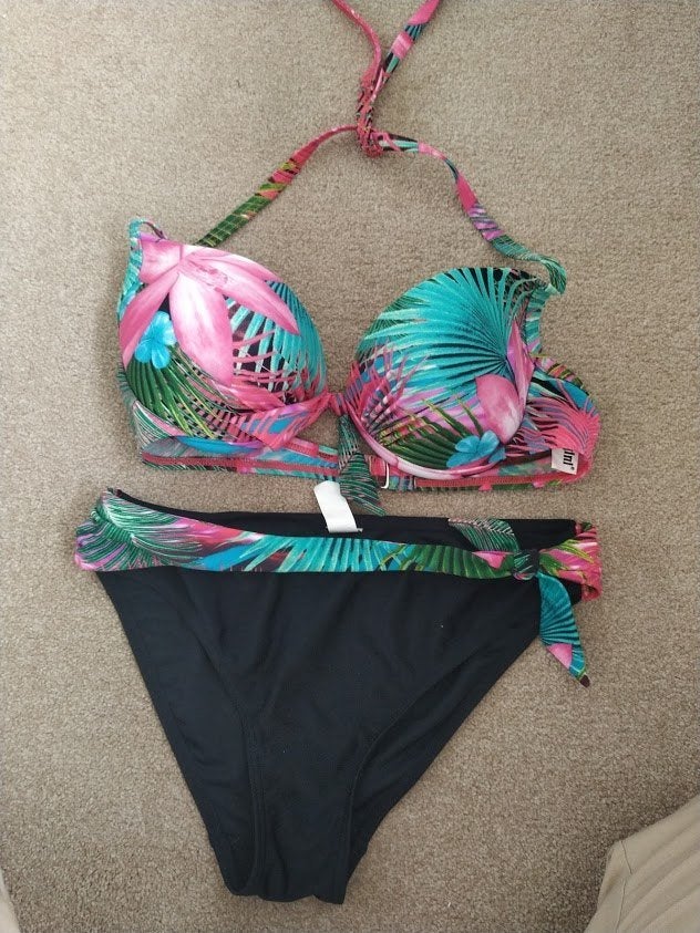 Lentiggini bikini 38 D / E, Meerkleurig, Lentiggini, Ophalen of Verzenden, Zo goed als nieuw