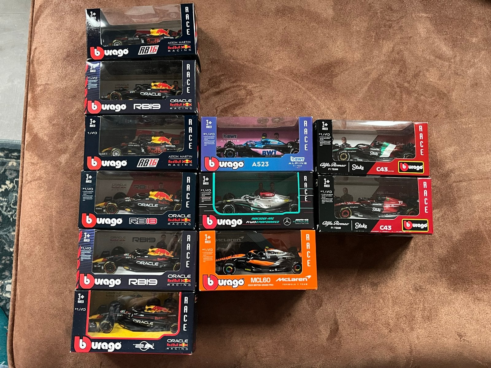 Bburago Formule 1 modelauto's 1:43 - Diverse teams, Ophalen of Verzenden, Nieuw, Overige typen