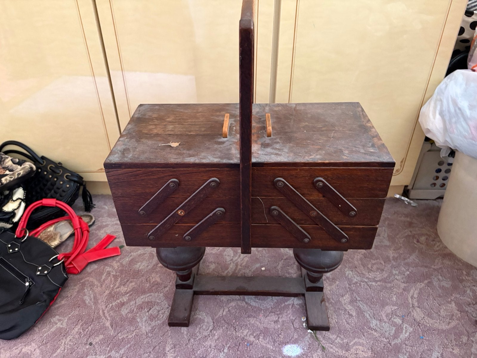 Vintage Naaidoos - Gebruikt maar Functioneert Prima, Hobby en Vrije tijd, Naaien en Fournituren, Ophalen, Gebruikt, Overige typen