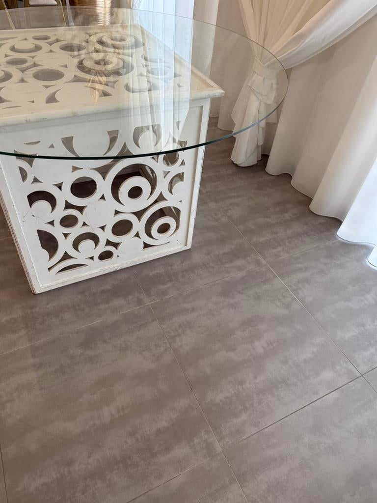 Glazen tafels (Dubai tafels), Ophalen, Gebruikt, Rond, Dubai style