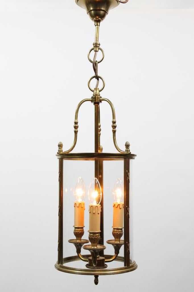 Oude Franse hal lantaarn, Antiek en Kunst, Antiek | Lampen, Ophalen of Verzenden