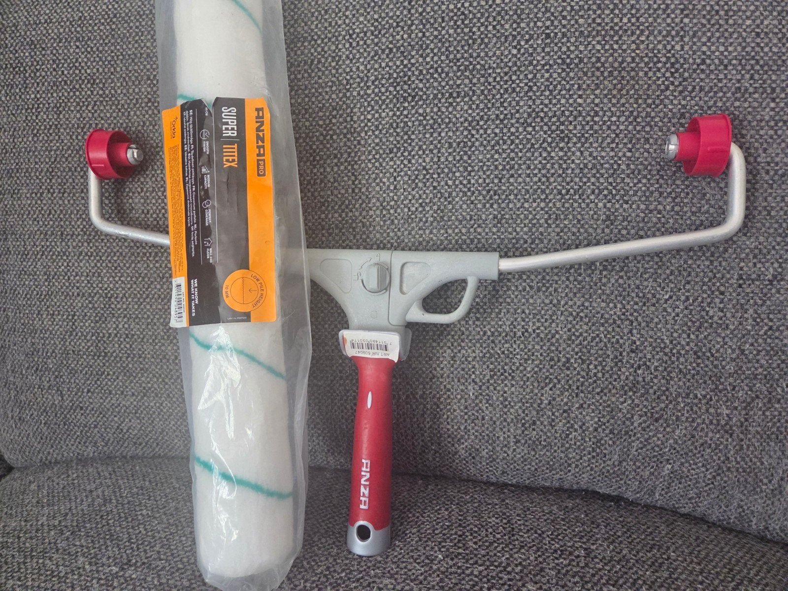 Anza verfrollerbeugel en Super Titex verfroller 45 cm, Ophalen of Verzenden, Nieuw, Verfroller