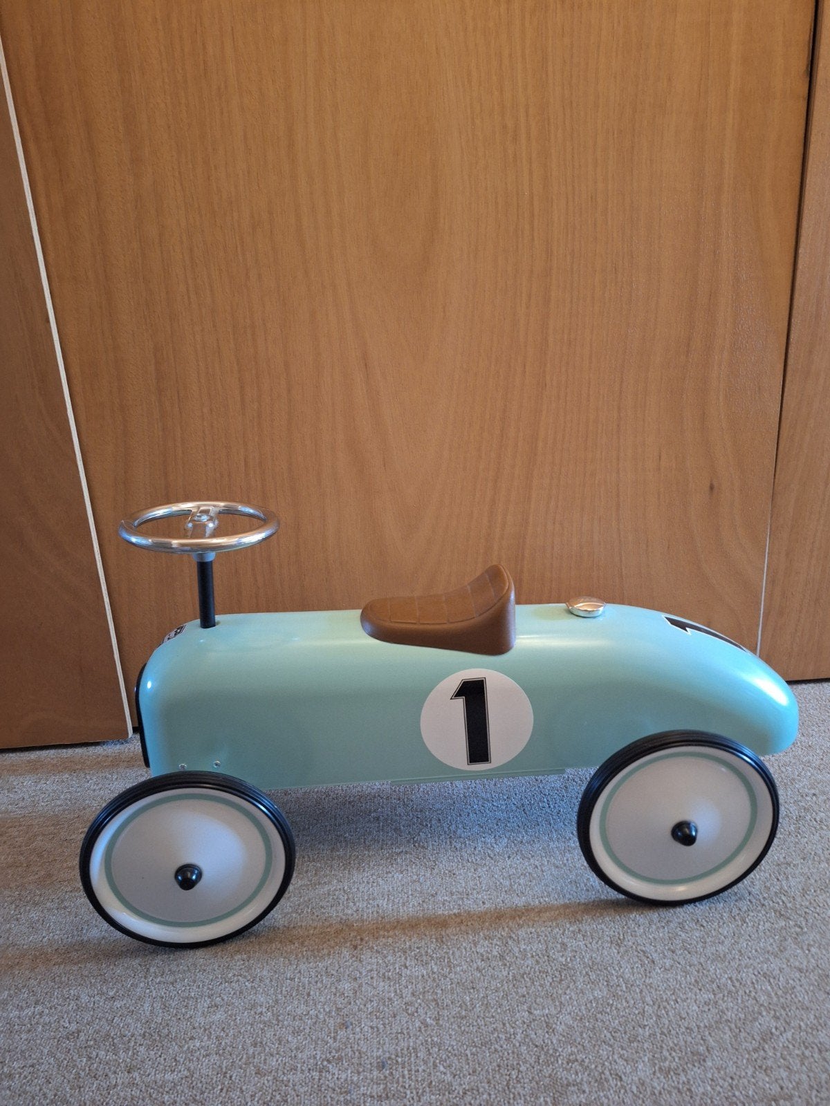 Retro Roller loopauto - Vintage raceauto voor kinderen, Ophalen