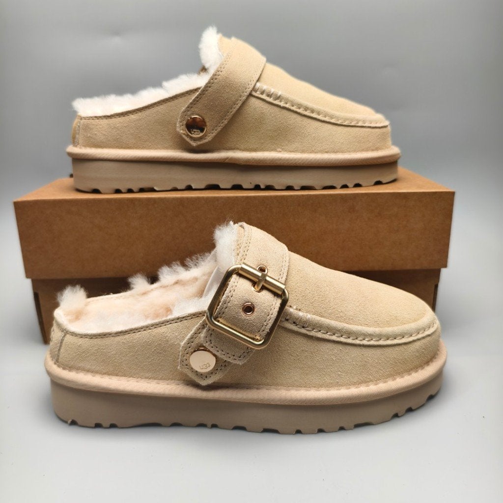 UGG Goldenstar Evelina Clog beige 38/39 | Nieuw met doos, UGG, Nieuw, Ophalen of Verzenden, Instappers