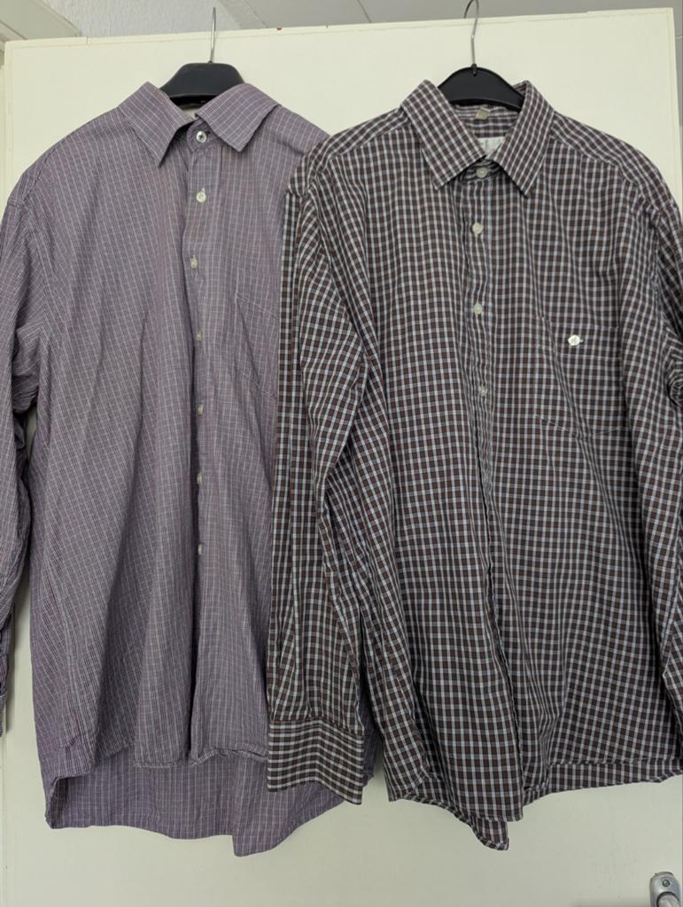 Lange mouw heten overhemden, Ophalen of Verzenden, Zo goed als nieuw, Overige kleuren, Halswijdte 43/44 (XL)