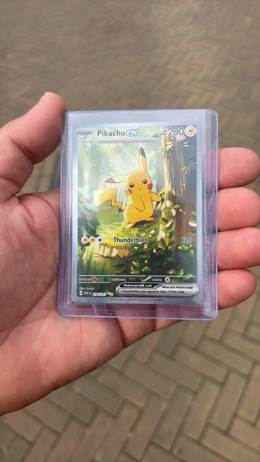 Pikachu ex – 276/217 – Ascended Heroes