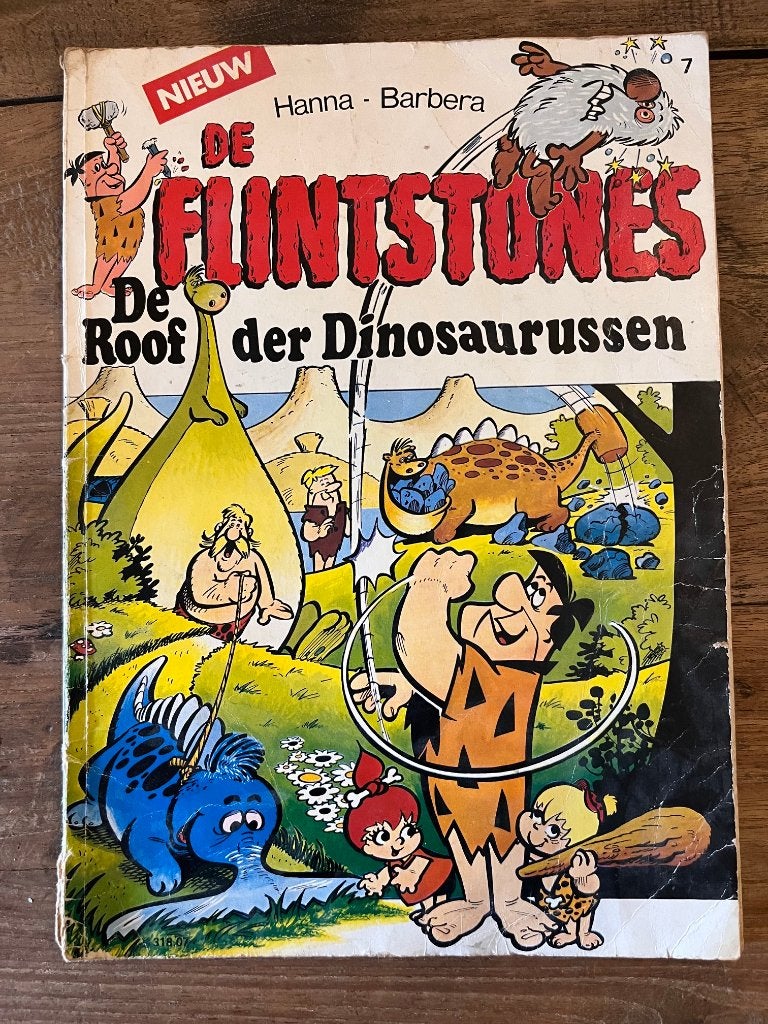 De Flintstones - De Roof der Dinosaurussen (nr. 7), Boeken, Stripboeken, Gelezen, Eén stripboek, Ophalen of Verzenden, Hanna-Barbera