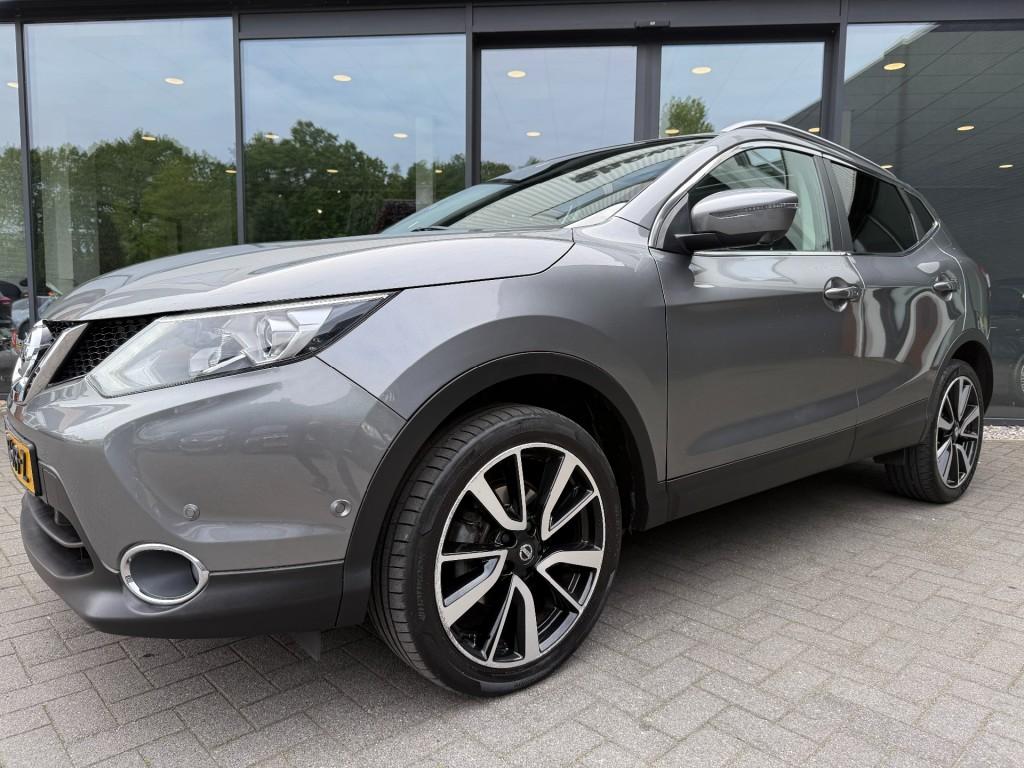 Nissan QASHQAI 1.2 TEKNA,Pano,Leer,BLIS,Lane Ass.,Cam360,LED, Gebruikt, 4 cilinders, Met garantie (alle), 116 pk