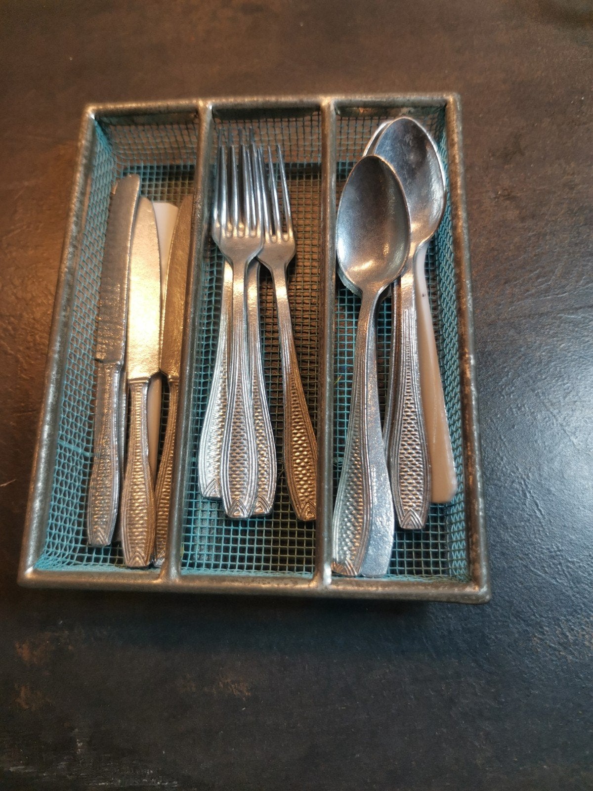 Vintage Bestekset met Bestekbakje - Duitsland kinder, Ophalen of Verzenden