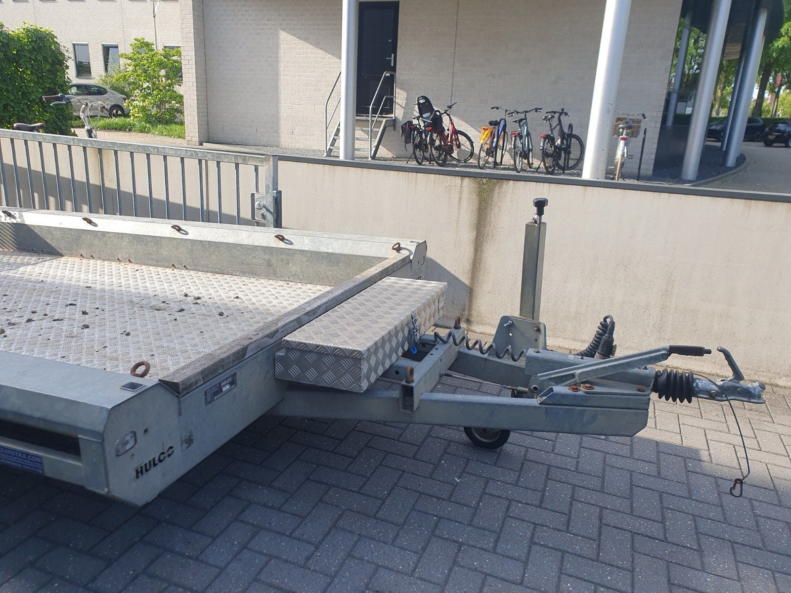 Hulco terrax 3 ton 4x180 verlaagd bj 2013 nu 2750ex, Ophalen of Verzenden