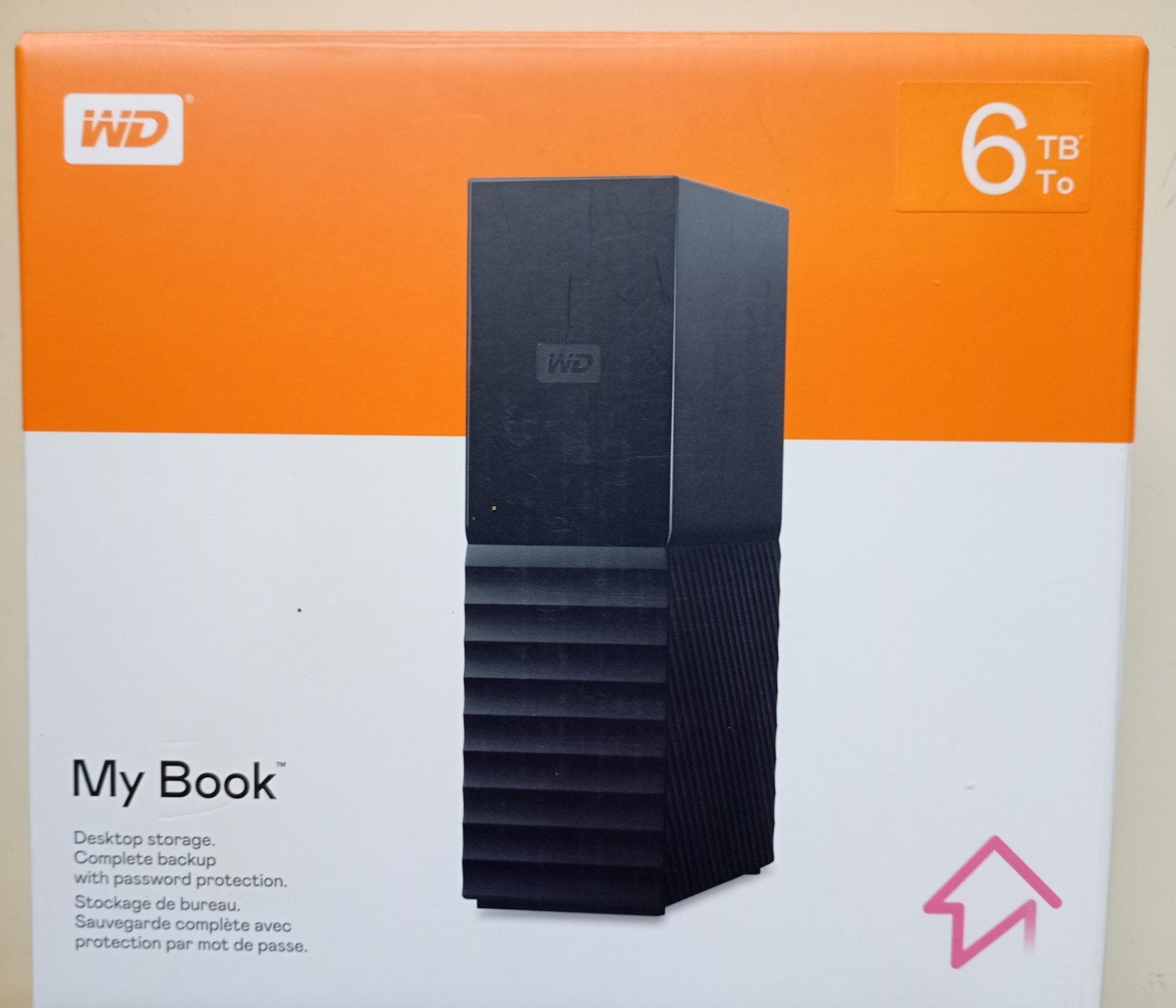Western Digital "My Book" 6TB, Computers en Software, HDD, Ophalen of Verzenden, Zo goed als nieuw, Desktop