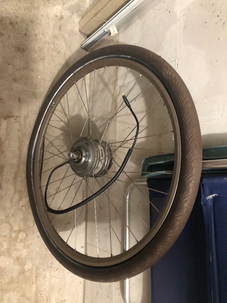Cortina ecomo 36 V voorwiel motor, Elektrische fiets, Gebruikt, Ophalen of Verzenden, Motor