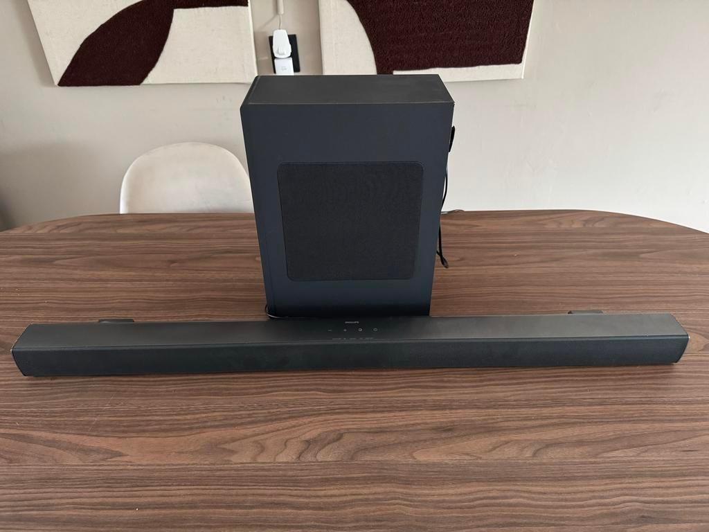 Philips TAB4208/10 Soundbar met Subwoofer, Audio, Tv en Foto, Home Cinema-sets, Ophalen of Verzenden, Zo goed als nieuw