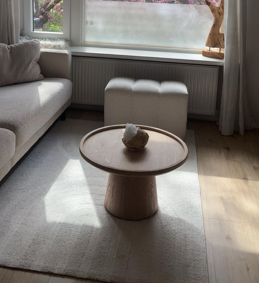 Salontafel Rond Naturel - Licht Eiken