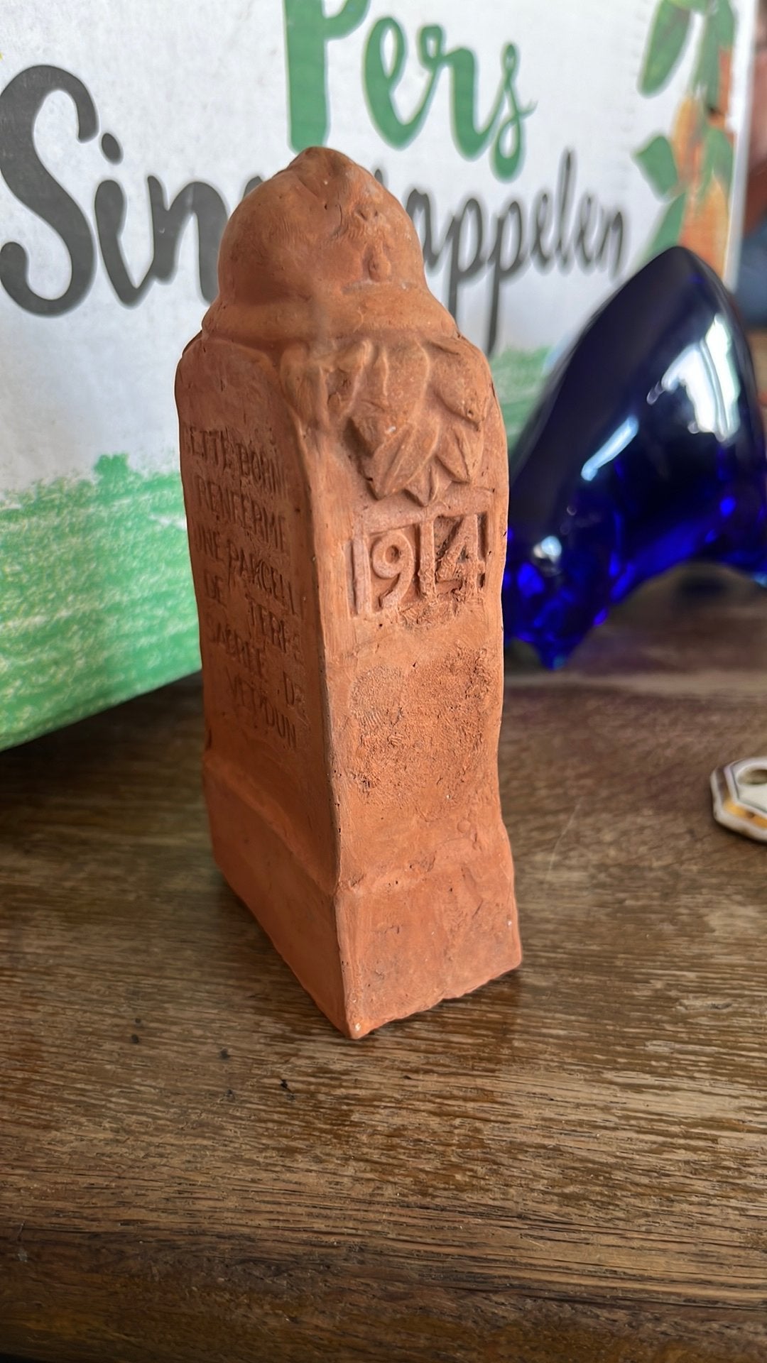 Borne de Terre Sacrée eerste wereldoorlog 1914-1918, Ophalen of Verzenden, Landmacht