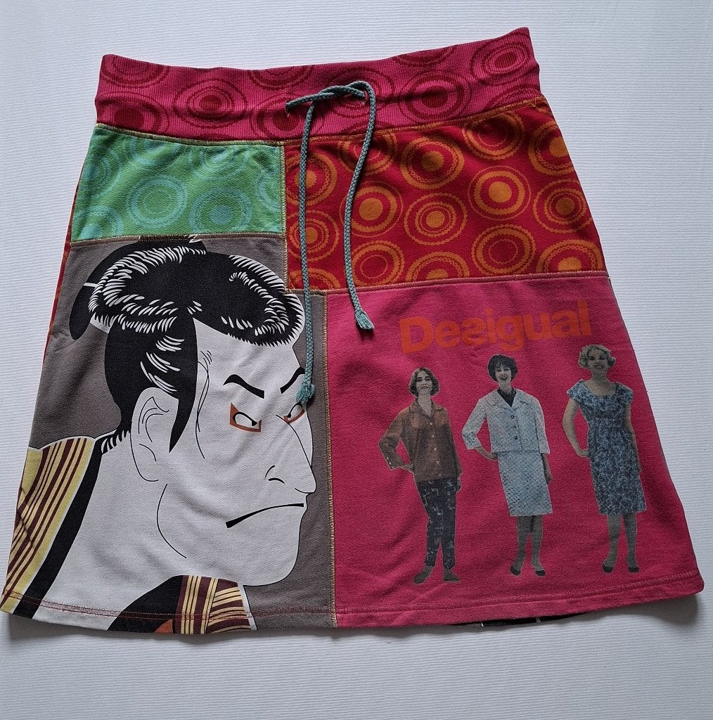 Rokje Desigual, maat M, Kleding | Dames, Rokken, Maat 38/40 (M), Meerkleurig, Ophalen of Verzenden, Knielengte