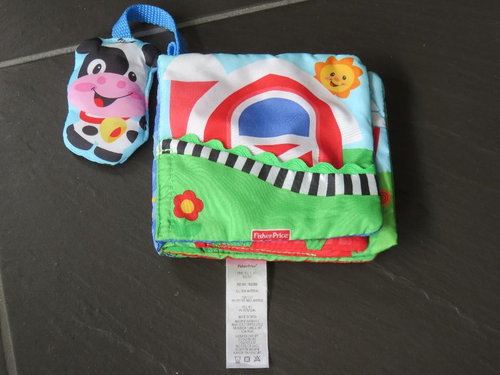 Stoffen activity boekje boerderijdieren, Fisher Price. Mooi, Ophalen of Verzenden, Zo goed als nieuw, Overige typen