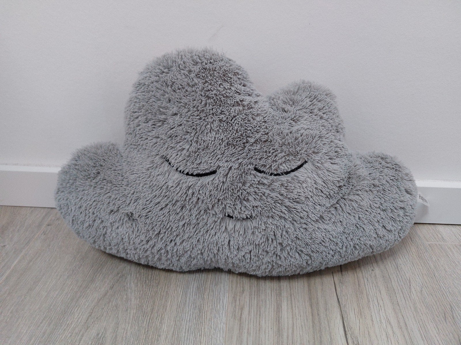 Knuffel happy horse kussen wolk grijs cloudy L1075, Ophalen of Verzenden, Zo goed als nieuw, Overige typen