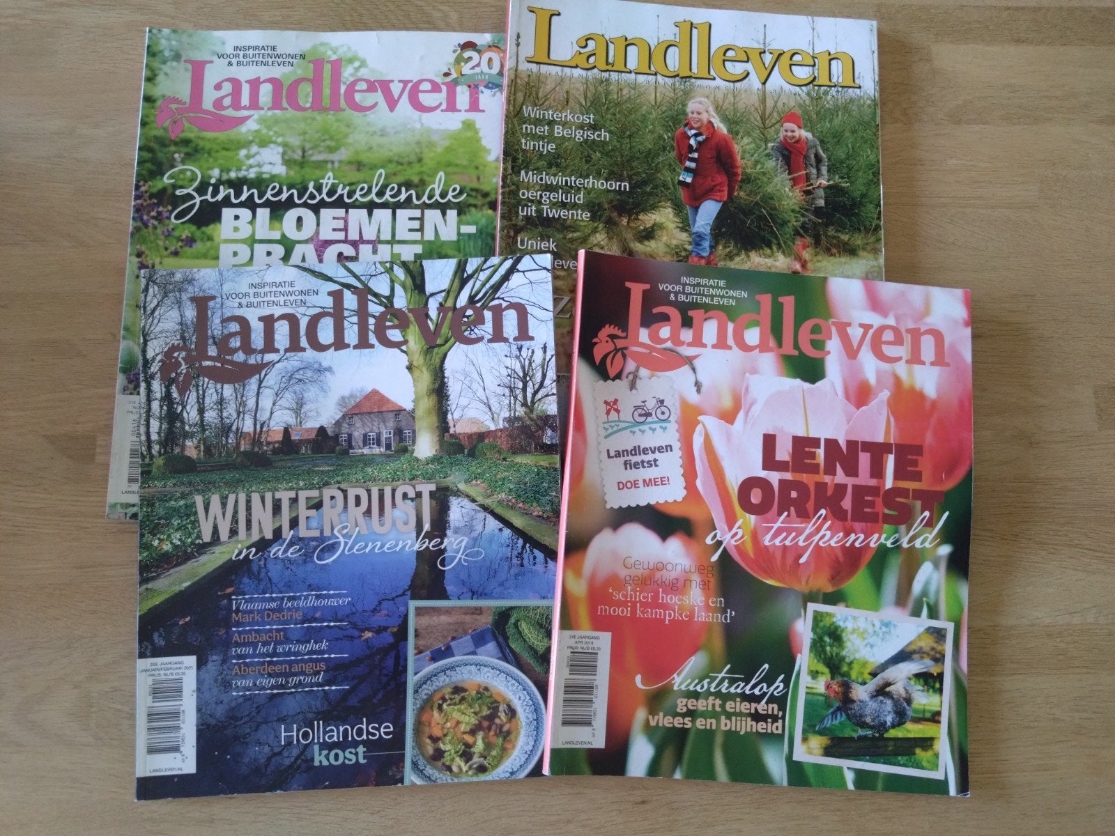 Vier verschillende tijdschriften van Landleven, Ophalen of Verzenden, Interieur en Design