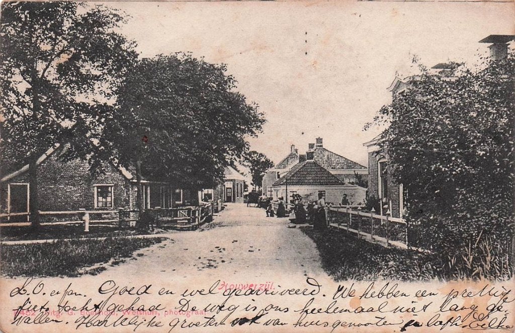 702-103-025 Houwerzijl, Verzenden, Voor 1920, Groningen