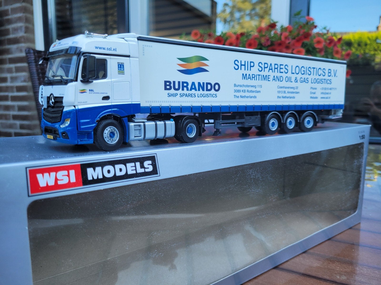 Wsi Mercedes Actros BigSpace SSL Burando, Ophalen of Verzenden, Nieuw, Bus of Vrachtwagen, Wsi
