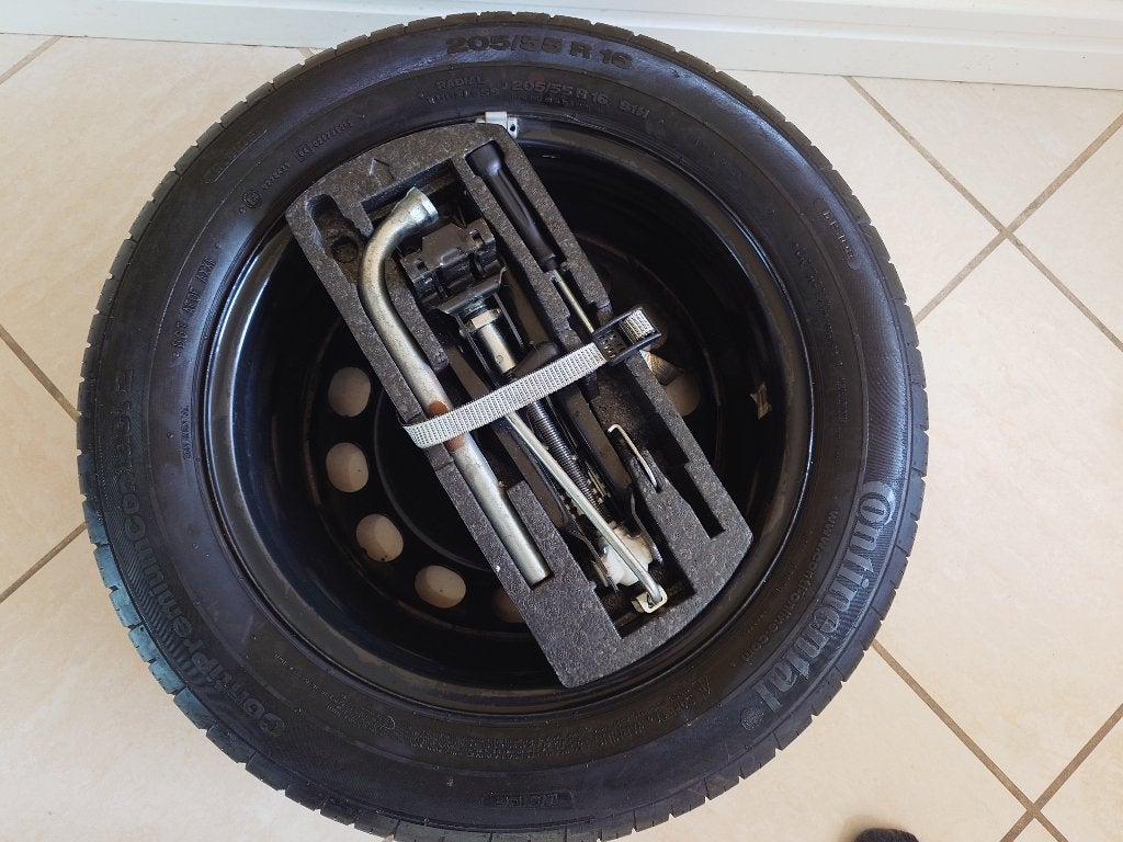 Reservewiel incl. velg | VW Golf VI | met krikset, Ophalen, Gebruikt