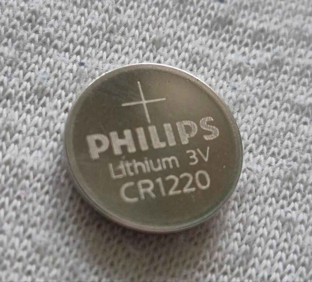 Philips Lithium 3V - CR1220 (Knoopcel Batterij), Ophalen of Verzenden, Nieuw
