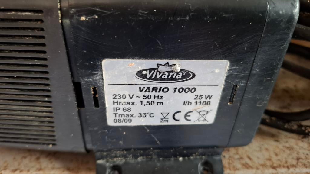 Vivaria Vario 1000 vijverpomp - Gebruikt, Ophalen