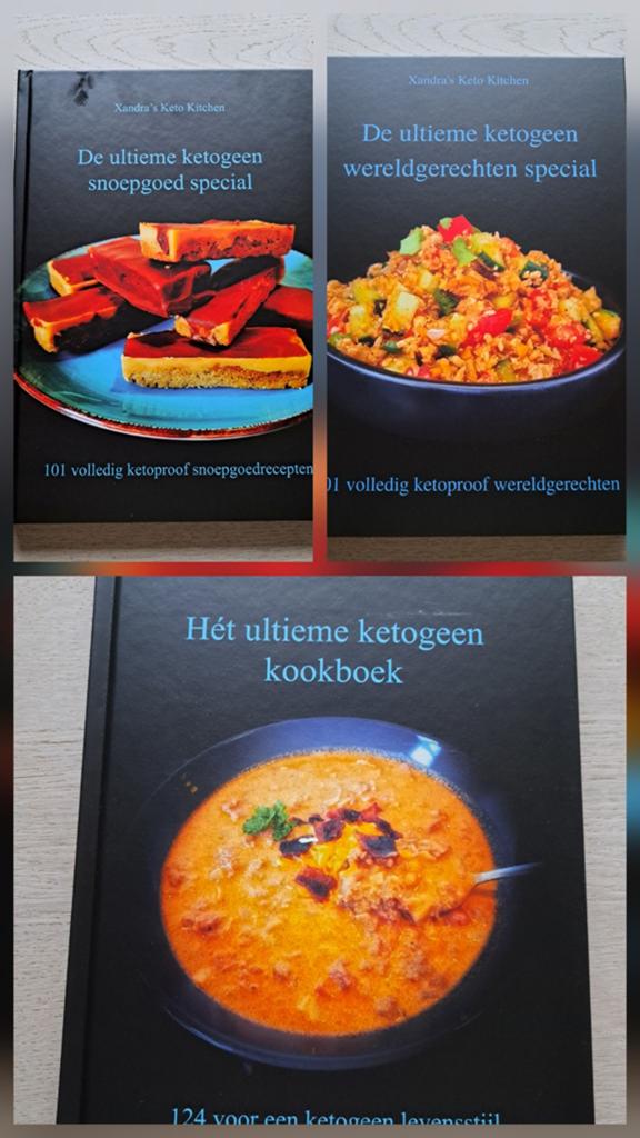 3x Xandra's Keto Kitchen, Ophalen of Verzenden, Zo goed als nieuw, Gezond koken