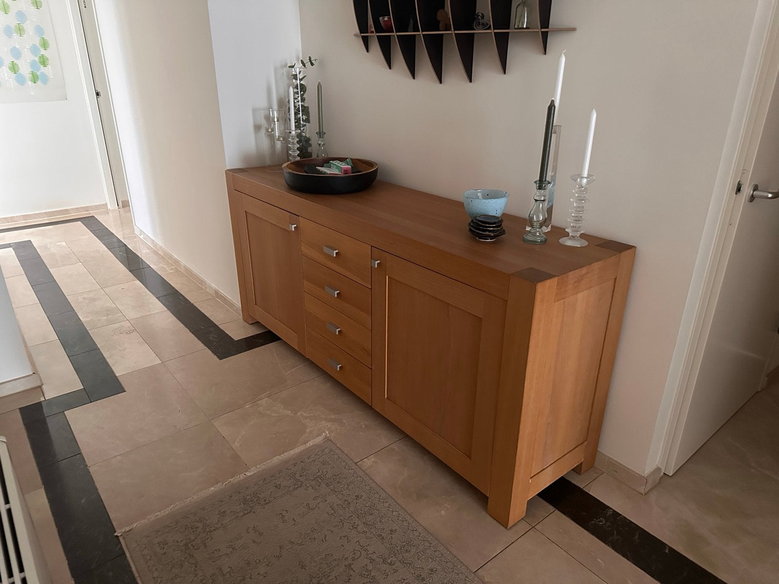 Groot dressoir 210x60x100 cm, Huis en Inrichting, Kasten | Dressoirs, Gebruikt, 200 cm of meer, 50 tot 75 cm, Met lade(s), Overige houtsoorten