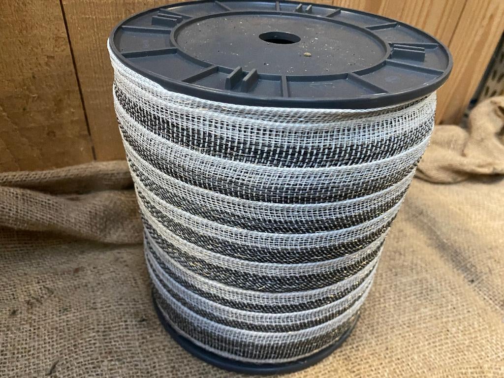 SCHRIKLINT 40mm haspels a 200mtr/zwart-wit, Dieren en Toebehoren
