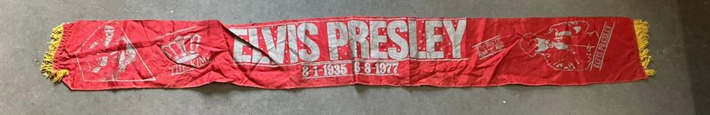 Oud Souvenir elvis presley sjaal, Ophalen of Verzenden, Zo goed als nieuw, Kleding
