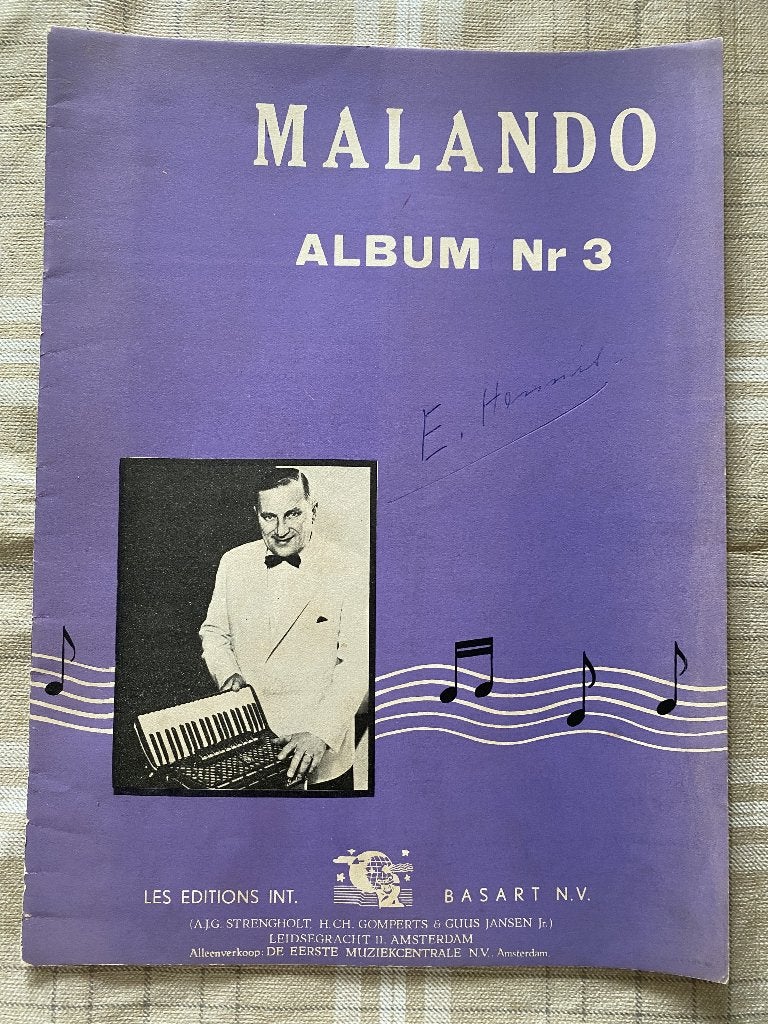 Malando album nr. 3, Gebruikt, Ophalen of Verzenden, Artiest of Componist, Accordeon