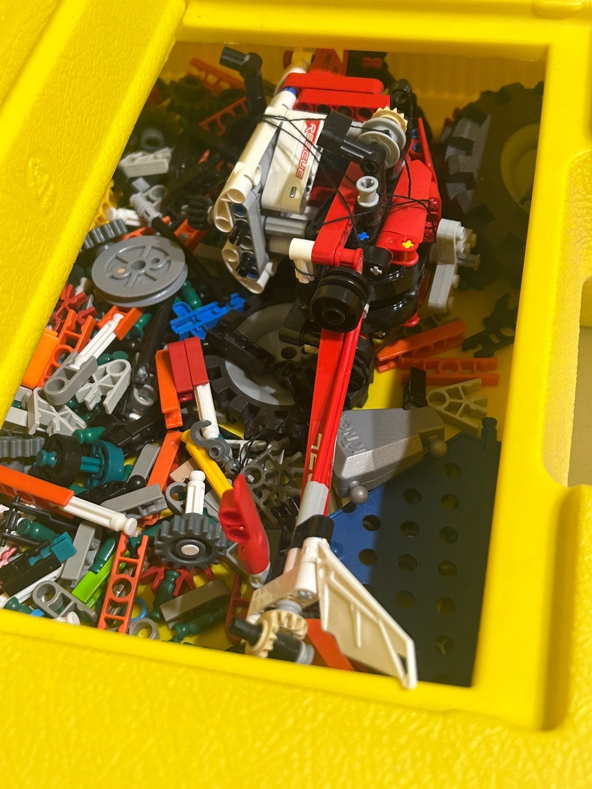 K’nex lot met koffer en instructieboekjes | 1,75 kg, Verzenden, Gebruikt