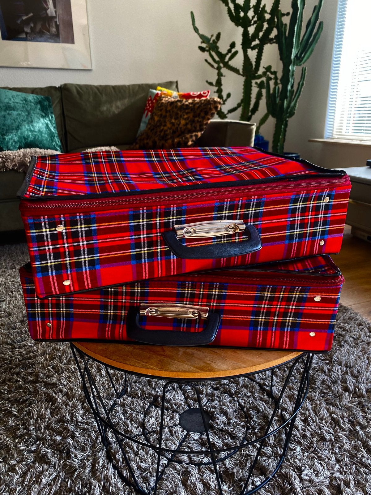 Twee vintage koffers, Ophalen of Verzenden