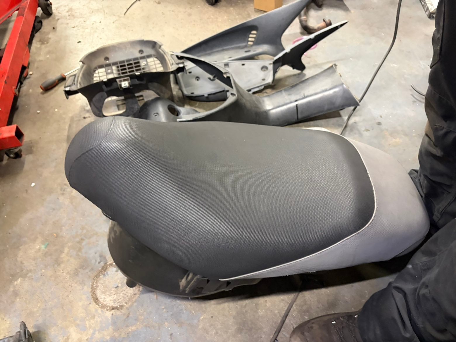 gilera runner buddybak+zadel, Ophalen, Zo goed als nieuw, Zadel, Overige merken
