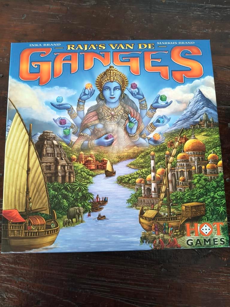 Raja's van de Ganges, Hobby en Vrije tijd, Gezelschapsspellen | Bordspellen, Een of twee spelers, Ophalen of Verzenden, Zo goed als nieuw