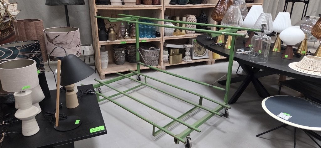 Metalen transportkar platenkar meubelkar met zwenkwielen, 100 liter of meer, Ophalen, Gebruikt, Transportkar