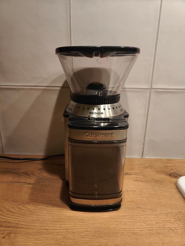 Cuisinart Koffiemolen - Perfect voor verse koffie, Gebruikt, Overige modellen, 10 kopjes of meer, Koffiebonen